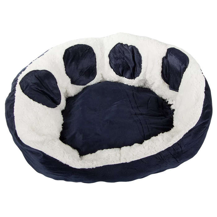 Plüss kutya fekhely, sötétkék, 60 cm