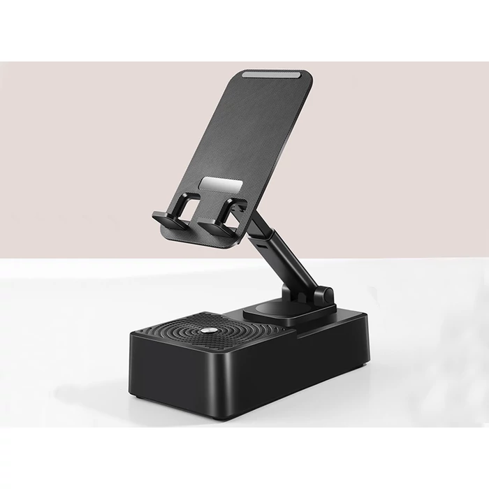 Tablet- és telefontartó Bluetooth hangszóróval