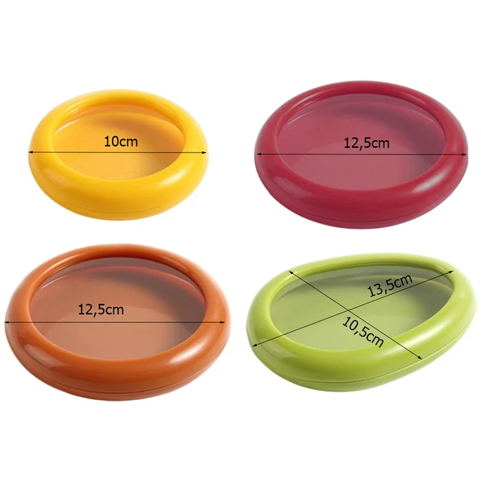 Gyümölcs- és zöldségtároló tartály szilikon zárással