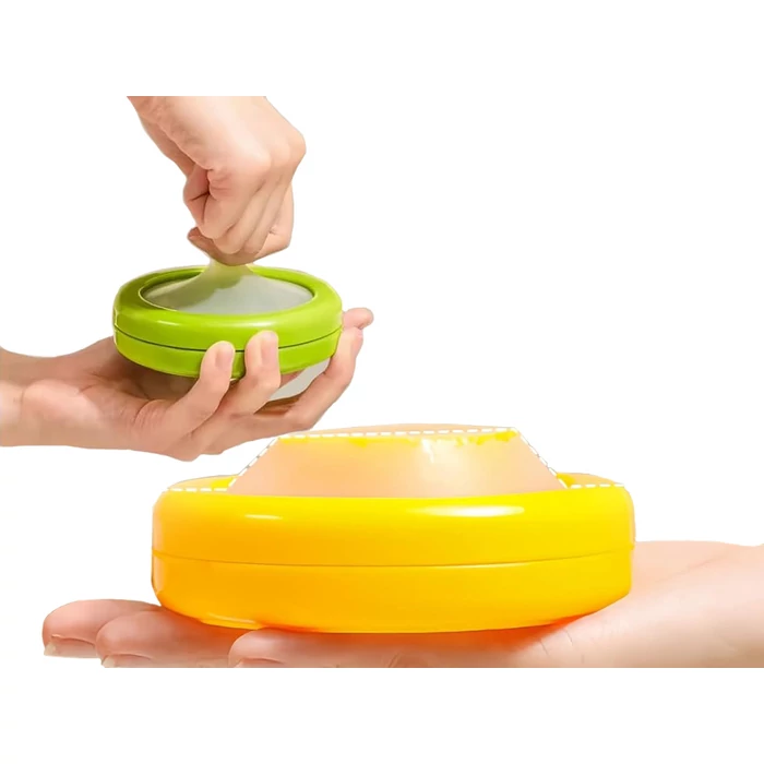 Gyümölcs- és zöldségtároló tartály szilikon zárással