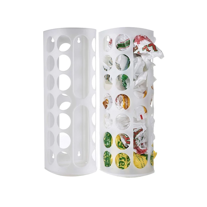 Műanyag zacskó szervező, fehér