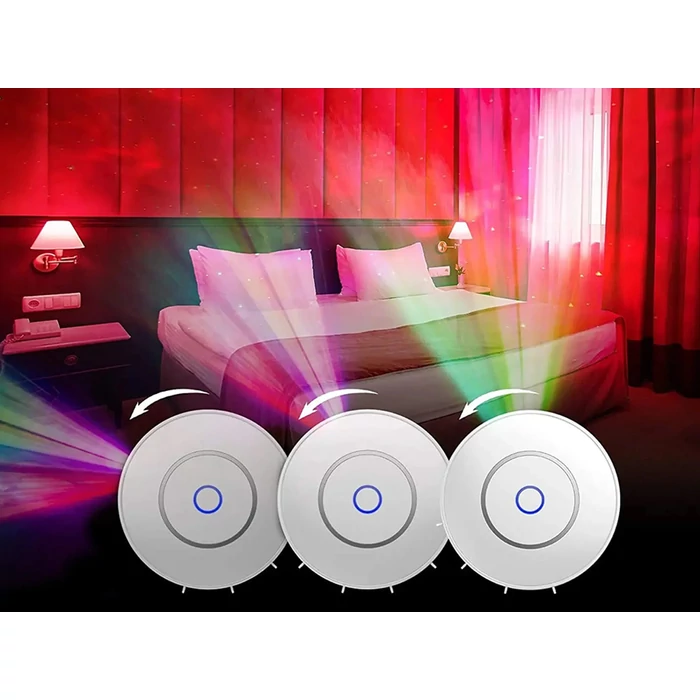 Galaxiskivetítő éjjeli fény lézerrel és távirányítóval