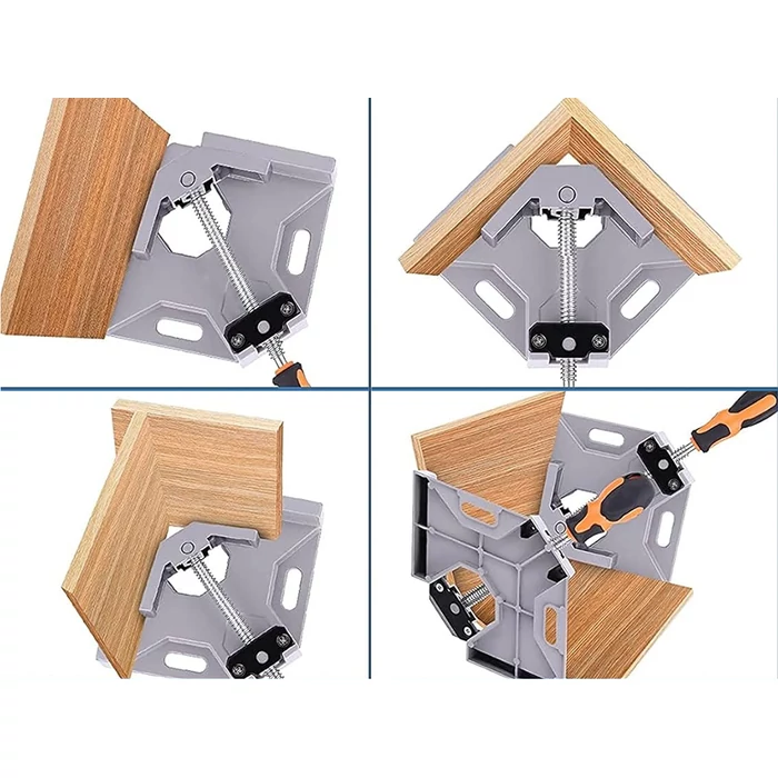 Asztalos sarokszorító bilincs, 0-75 mm