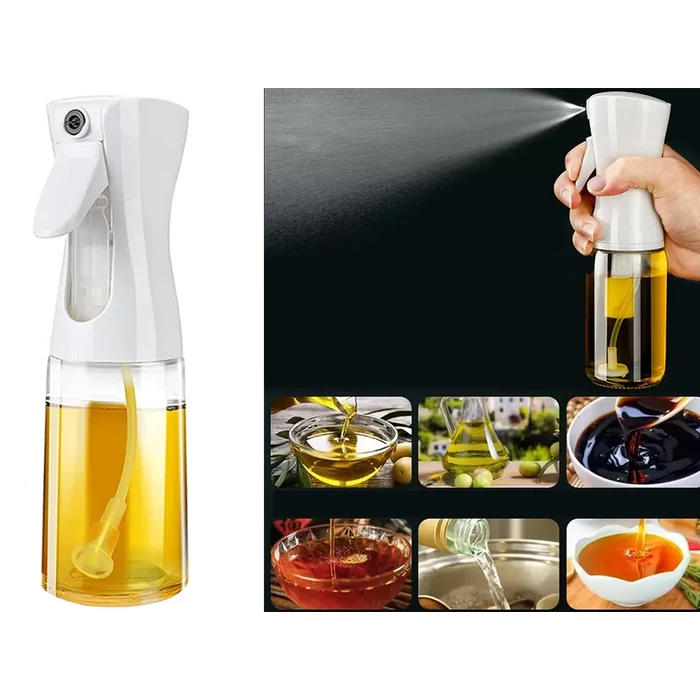 Olaj spray permetező, 200 ml, fehér