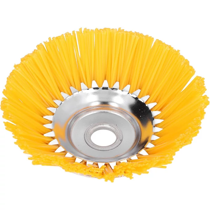 Körkefe fűkaszákhoz kemény burkolat tisztításához