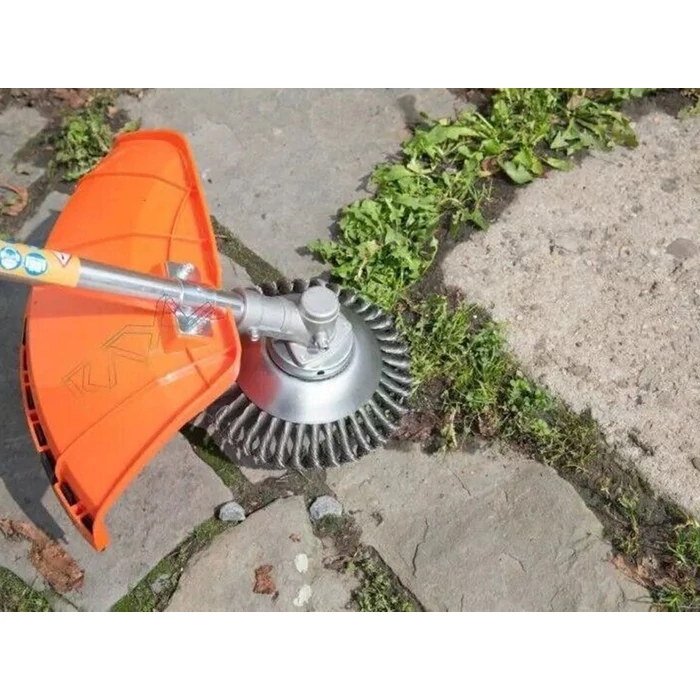 Drót körkefe benzines fűkaszákhoz, 200 mm