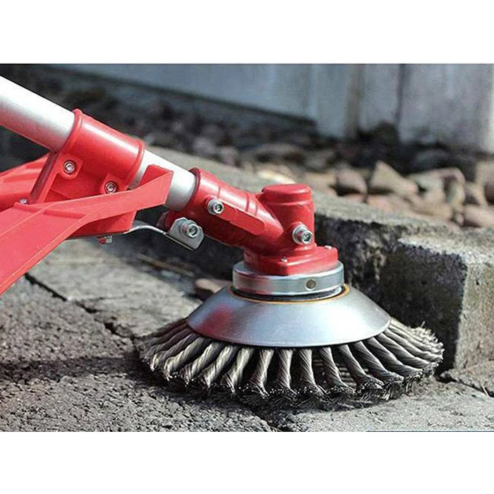 Drót körkefe benzines fűkaszákhoz, 200 mm