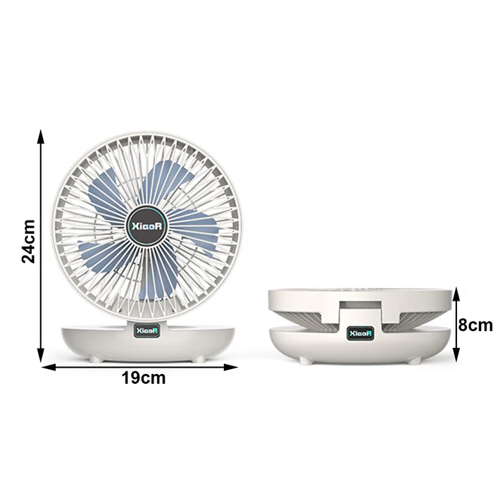 Összecsukható akkumulátoros ventilátor 3 üzemmóddal