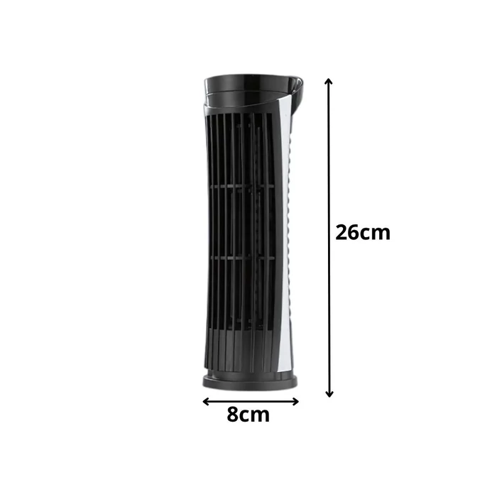 Asztali oszlopventilátor USB tápkábellel, 2 fokozattal