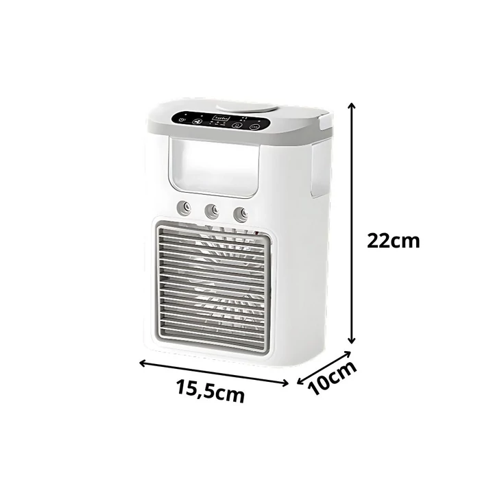 3 az 1-ben ventilátor párásító és éjjeli fény funkcióval