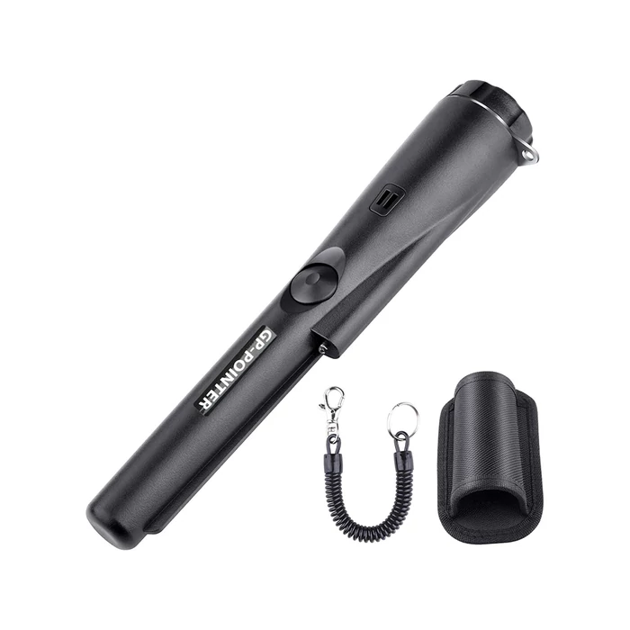 Kézi, elemes GP-Pointer vízálló fémdetektor tokkal