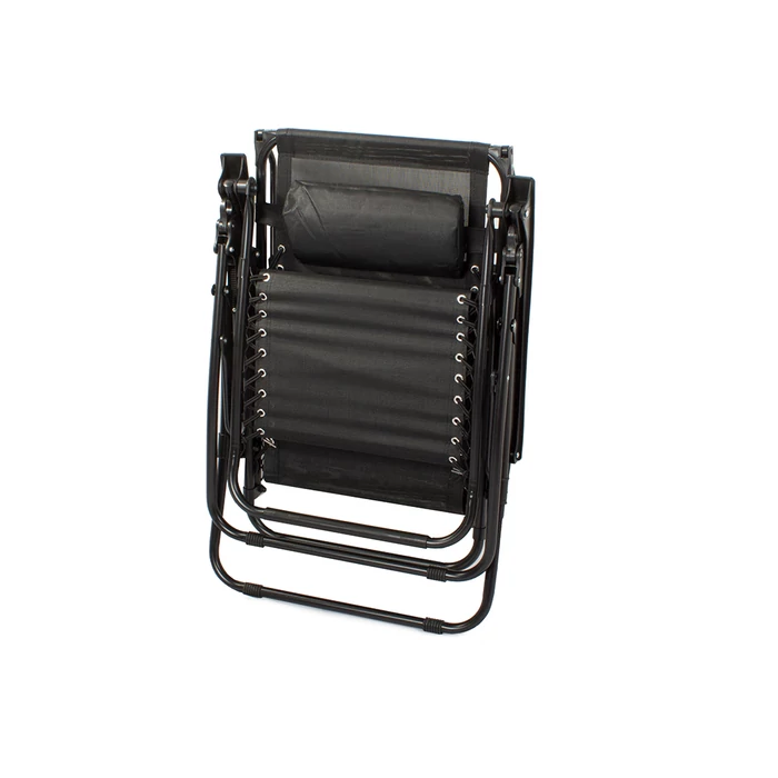 Összecsukható napozóágy napellenzővel és asztallal