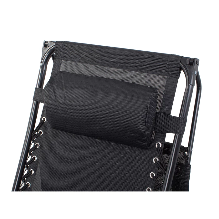 Összecsukható napozóágy napellenzővel és asztallal