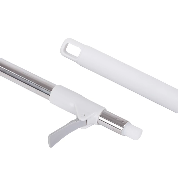 Teleszkópos felmosó kerekes vödörrel, 2 mikroszálas párnával