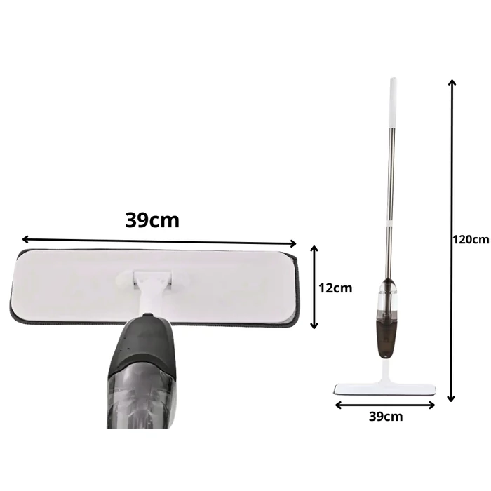 Szétszerelhető felmosó beépített víztartállyal, 3 mikroszálas párnával