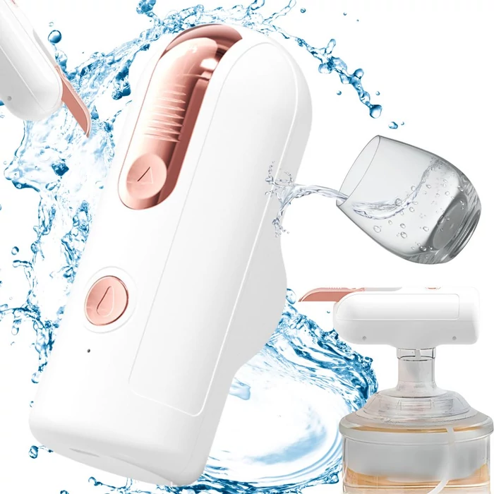 Akkumulátoros vízadagoló szivattyú 5-18.9 literes palackokhoz, fehér