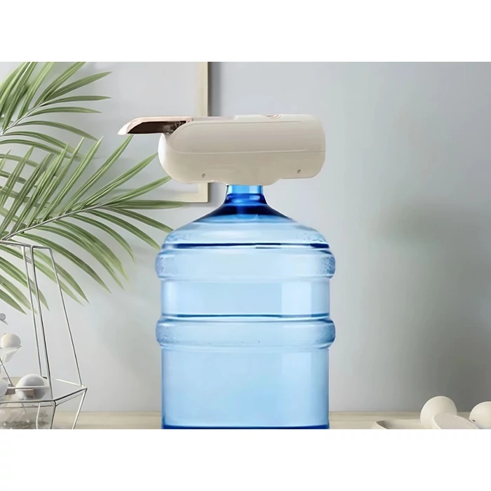 Akkumulátoros vízadagoló szivattyú 5-18.9 literes palackokhoz, fehér