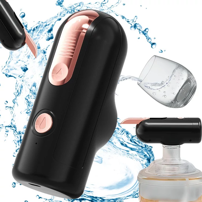 Akkumulátoros vízadagoló szivattyú 5-18.9 literes palackokhoz, fekete