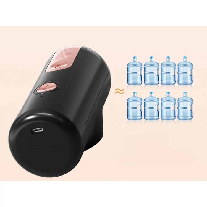 Akkumulátoros vízadagoló szivattyú 5-18.9 literes palackokhoz, fekete