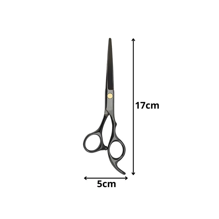 Professzionális hajvágó fodrászolló, 17 cm