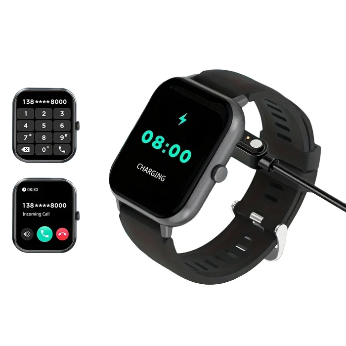 Okosóra számos funkcióval, fekete