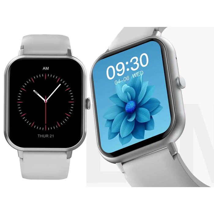 Okosóra számos funkcióval, szürke