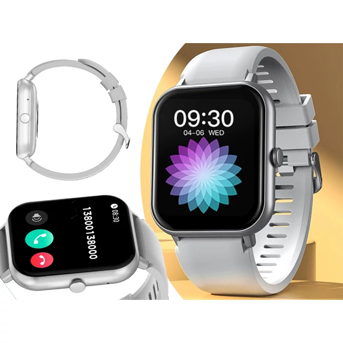 Okosóra számos funkcióval, szürke