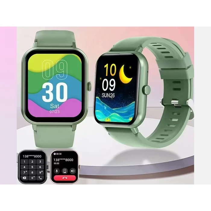 Okosóra számos funkcióval, zöld