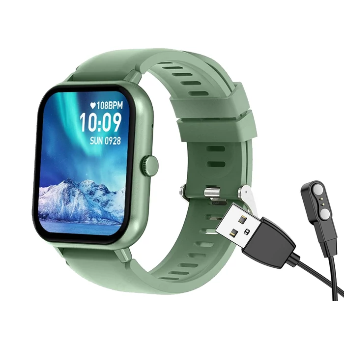 Okosóra számos funkcióval, zöld