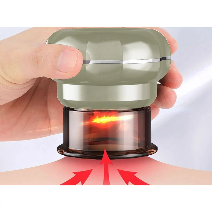 Elektromos köpölyöző 12 vákuumszinttel, szürke