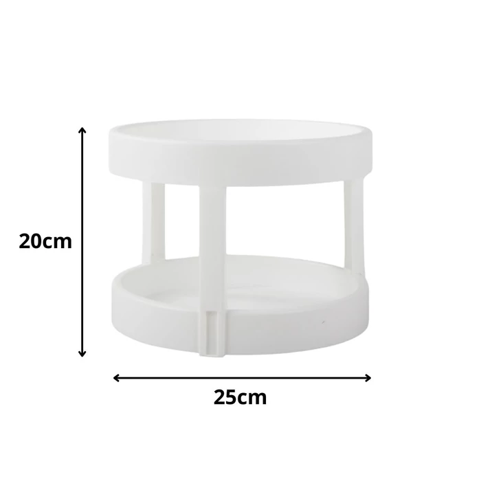 Kétszintes, forgó konyhai rendszerező