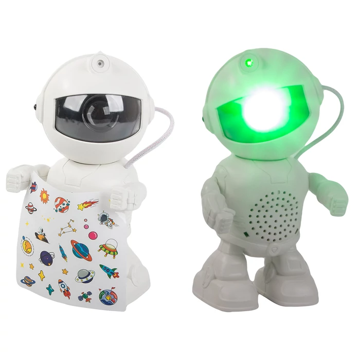 Űrhajós csillagprojektor éjszakai fény Bluetooth hangszóróval, távirányítóval