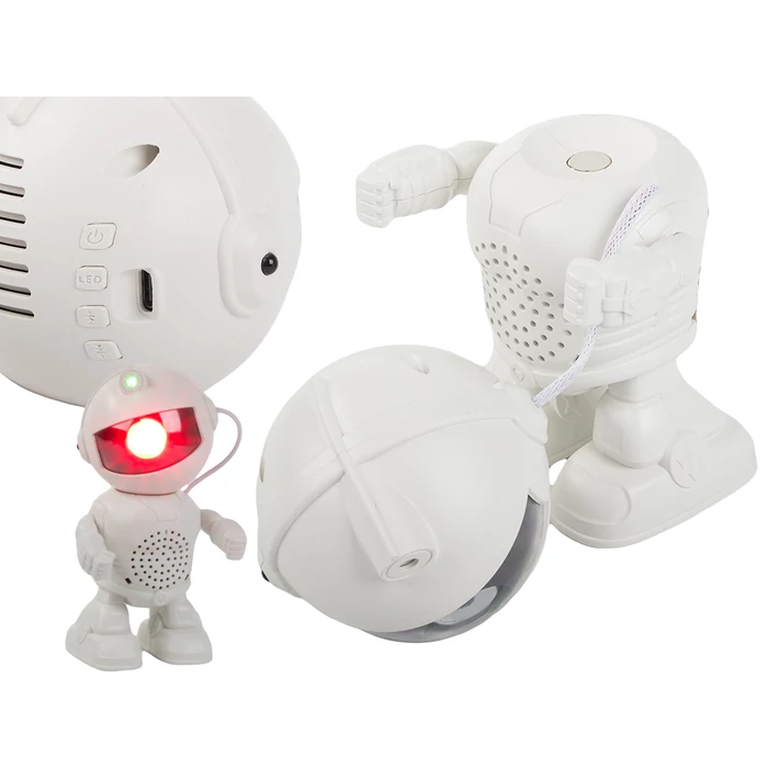 Űrhajós csillagprojektor éjszakai fény Bluetooth hangszóróval, távirányítóval