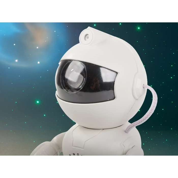 Űrhajós csillagprojektor éjszakai fény Bluetooth hangszóróval, távirányítóval