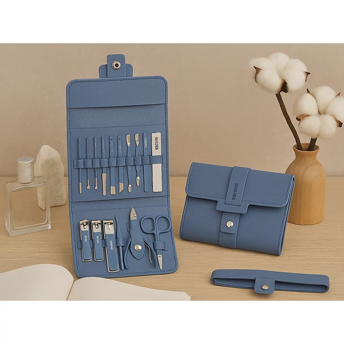 16 darabos manikűr - pedikűr készlet tokban