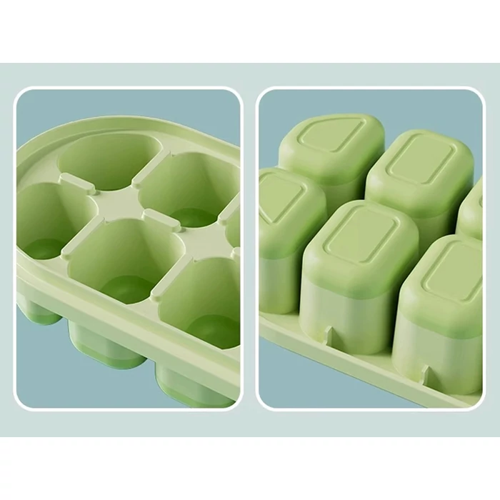 12 darabos jégkockatartó fedéllel