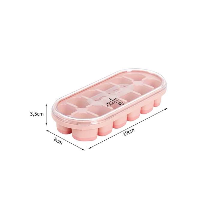 12 darabos jégkockatartó fedéllel