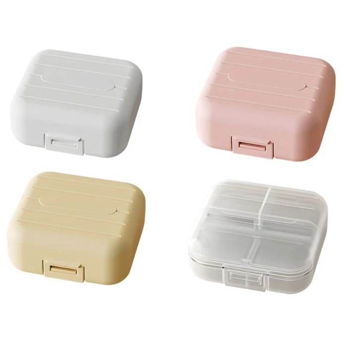 7 rekeszes gyógyadagoló doboz, 8 x 7.5 x 3.5 cm