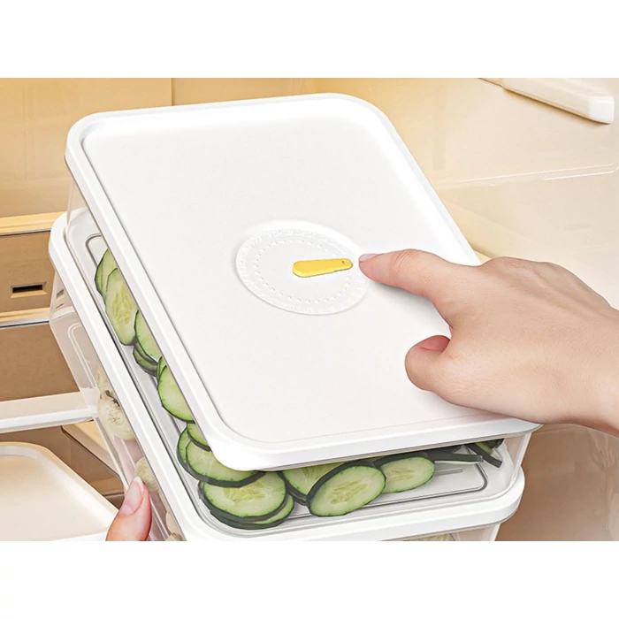 Fedeles élelmiszer-tároló dátumjelzővel, 600 ml