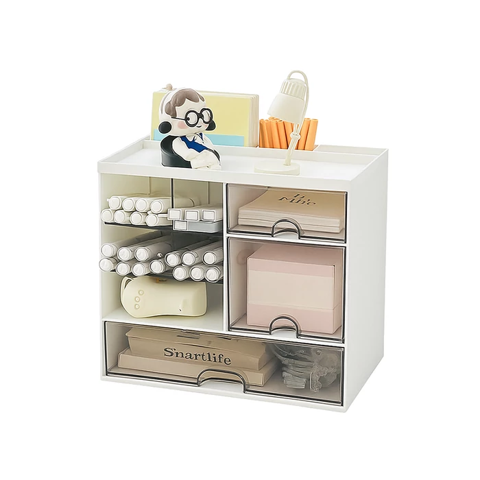 Háztartási szervező számos felnyitható rekesszel