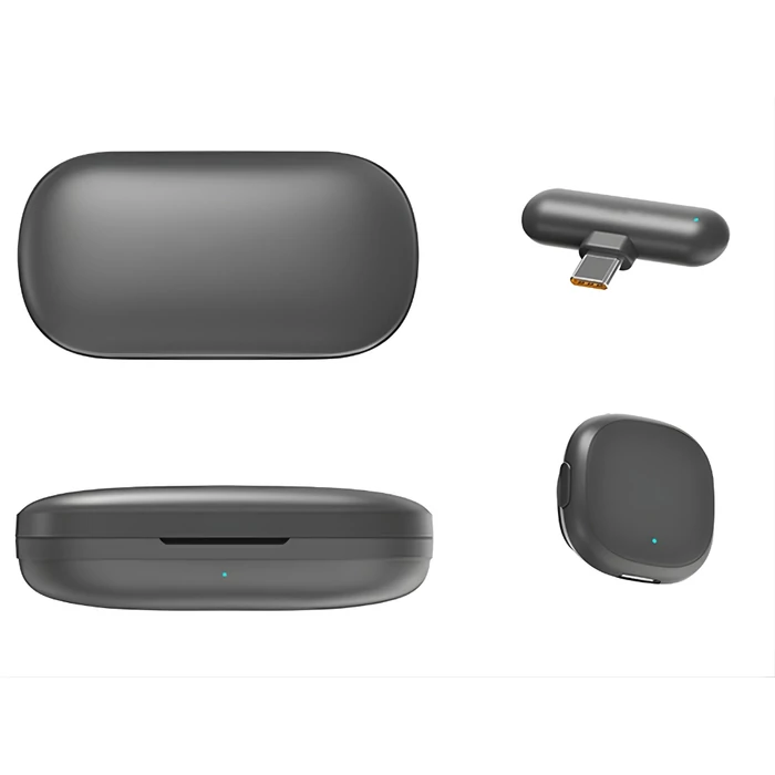 Vezeték nélküli csiptetős mikrofon UCB-C vevőkészülékkel, 2 db