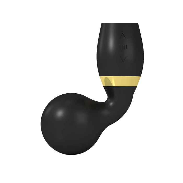 Kézi vibrációs masszírozó USB-töltéssel, fekete