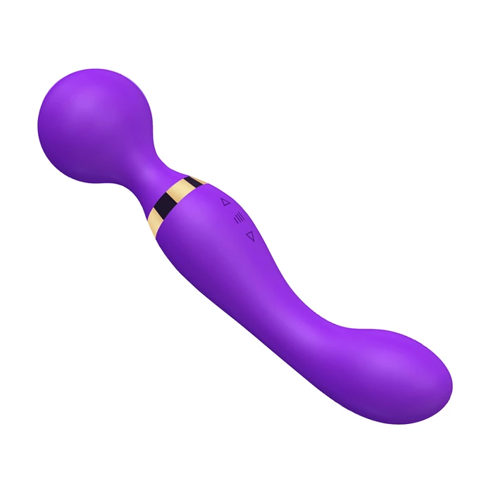 Kézi vibrációs masszírozó USB-töltéssel, lila