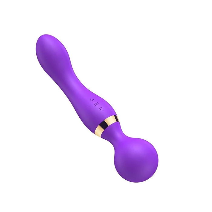 Kézi vibrációs masszírozó USB-töltéssel, lila