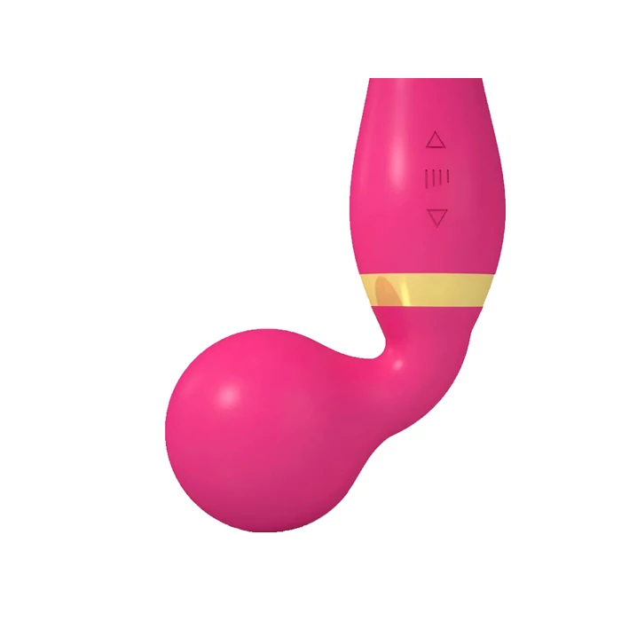 Kézi vibrációs masszírozó USB-töltéssel, rózsaszín