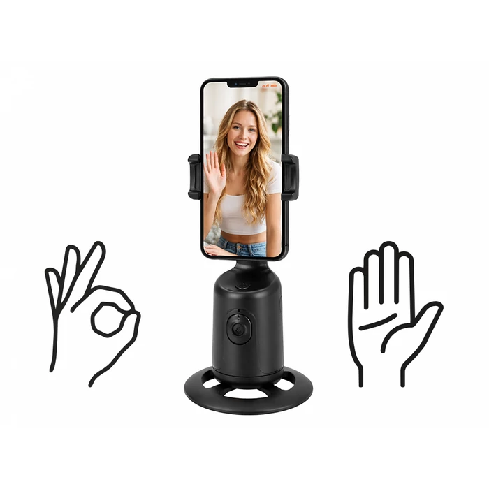 Forgó mobiltartó automatikus követéssel, akkus működéssel, 3 méter, 1/4"