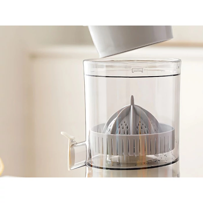 Akkumulátoros citrusprés USB-töltővel, 500 ml, fehér