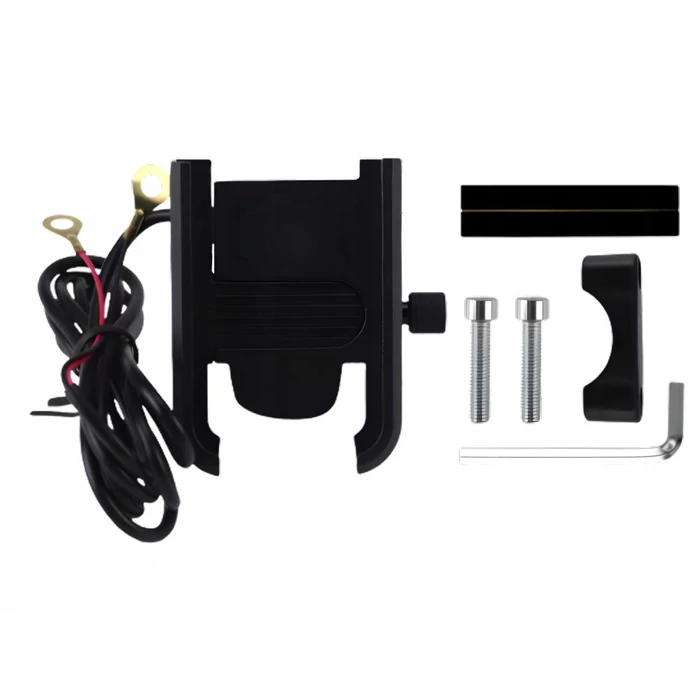 Motorkerékpár telefontartó USB-töltéssel