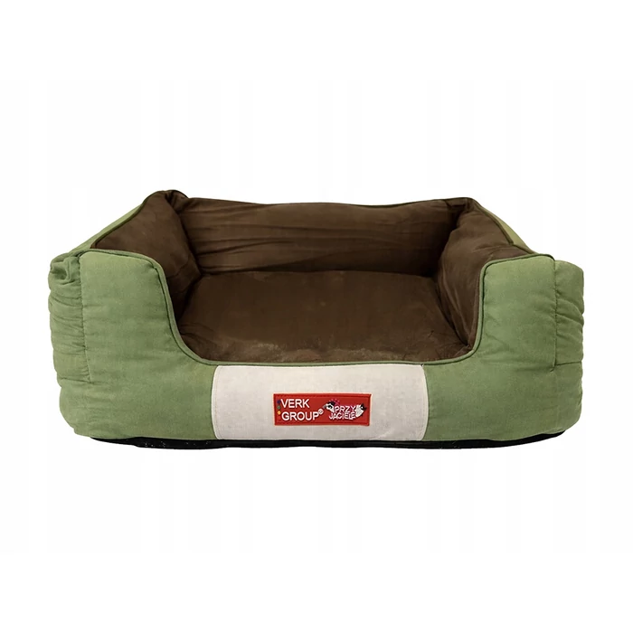 Oldalfalas kutya és macska fekhely, zöld, S