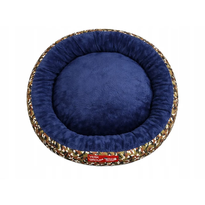 Kutya és macska fekhely megemelt oldalfallal, 53 X 35 cm, terepmintás